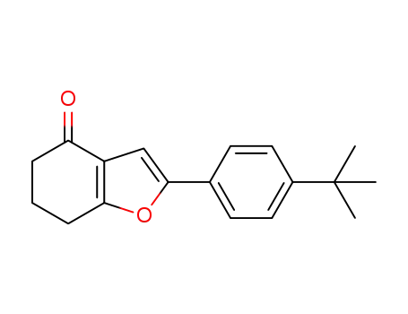 Molecular Structure of 1453904-92-1 (2-(4-(tert-butyl)phenyl)-6,7-dihydrobenzofuran-4(5H)-one)