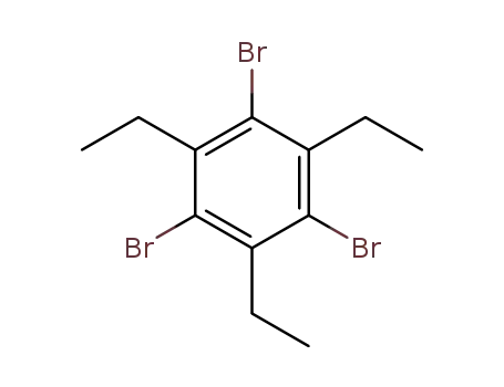Molecular Structure of 80717-52-8 (1,3,5-tribromo-2,4,6-triethylbenzene)