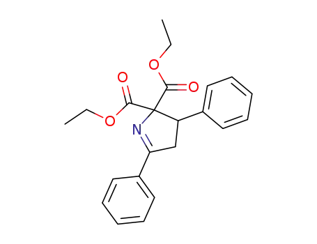 2H-Pyrrole-2,2-dicarboxylic acid, 3,4-dihydro-3,5-diphenyl-, diethyl
ester