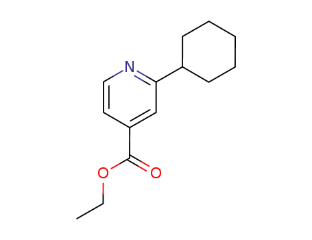 Molecular Structure of 83001-32-5 (2-Cyclohexyl-isonicotinic acid ethyl ester)