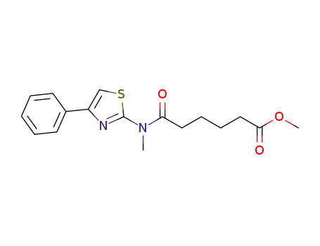 methyl 6-(methyl-(4-phenylthiazol-2-yl)amino)-6-oxohexanoate
