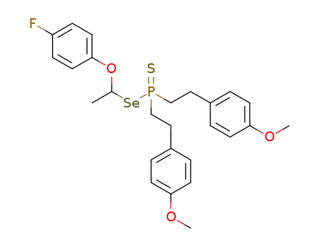 [1-(4-fluorophenoxy)ethyl] bis(4-methoxyphenethyl)phosphinoselenothioate