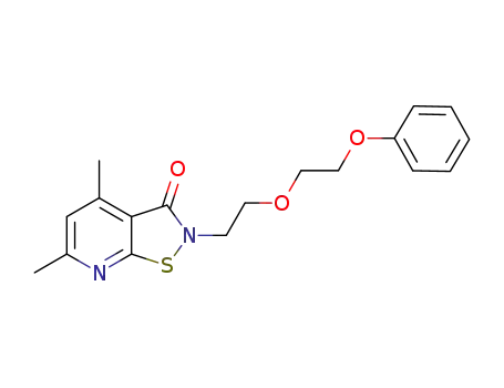 2-[2-(2-phenoxyethoxy)ethyl]-4,6-dimethylisothiazolo[5,4-b]pyridin-3(2H)-one