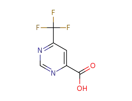 Molecular Structure of 933721-99-4 (6-Trifluoromethyl-pyrimidine-4-carboxylic acid)
