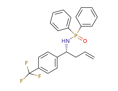 (R)-P,P-diphenyl-N-(1-(4-(trifluoromethyl)phenyl)but-3-en-1-yl)phosphinic amide