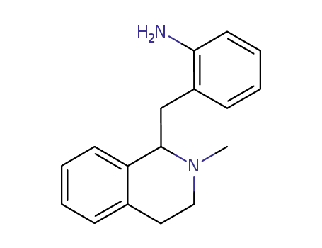 Molecular Structure of 412322-15-7 (Benzenamine, 2-[(1,2,3,4-tetrahydro-2-methyl-1-isoquinolinyl)methyl]-)