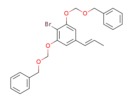 3,5-bis((benzyloxy)methoxy)-4-bromo-1-(E)-prop-1-en-1-ylbenzene