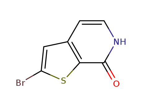 Molecular Structure of 960289-04-7 (2-bromothieno[2,3-c]pyridin-7(6H)-one)