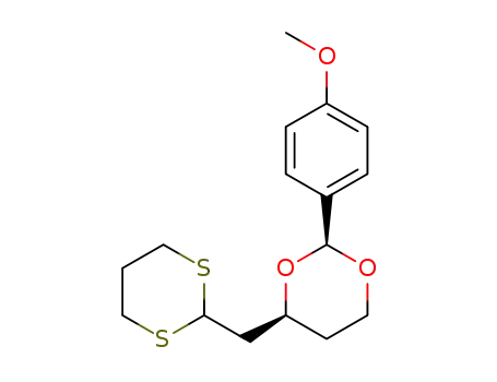 (4S)-4-((1,3-dithian-2-yl)methyl)-2-(4-methoxyphenyl)-1,3-dioxane