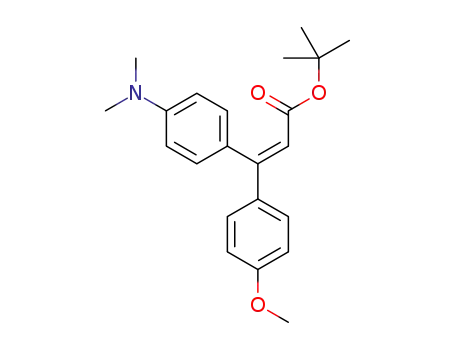 tert-butyl 3-(4-(dimethylamino)phenyl)-3-(4-methoxyphenyl)acrylate