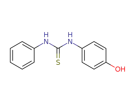 Molecular Structure of 6986-80-7 (N-(4-hydroxyphenyl)-N'-phenylthiourea)
