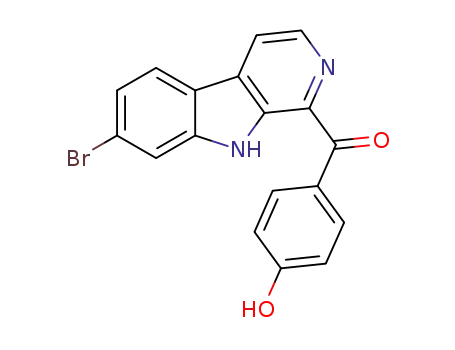 (7-bromo-9H-pyrido[3,4-b]indol-1-yl)(4-hydroxyphenyl)methanone