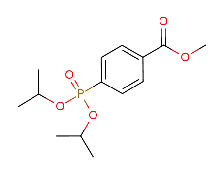 Molecular Structure of 1073561-84-8 (diisopropyl (4-methoxycarbonylphenyl)phosphonate)