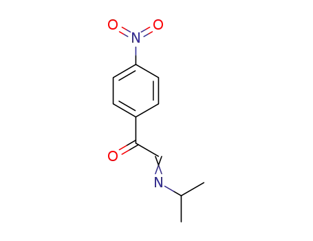 Molecular Structure of 1262406-38-1 (2-(isopropylimino)-1-(4'-nitrophenyl)ethanone)