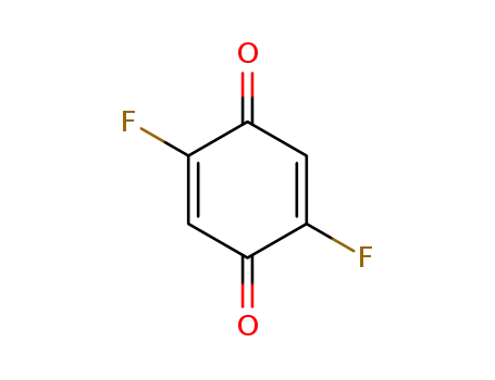 Molecular Structure of 327-55-9 (2,5-Difluoro-1,4-benzoquinone)