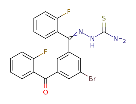 1,3-bis(2-fluorobenzoyl)-5-bromobenzene thiosemicarbazone