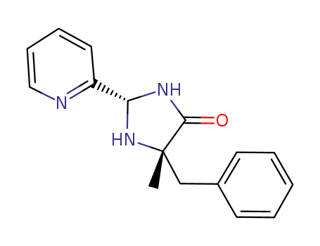 (2S,5S)-5-benzyl-5-methyl-2-(pyridine-2-yl)imidazolidine-4-one