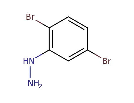 Molecular Structure of 62672-26-8 ((2,5-Dibromophenyl)hydrazine)