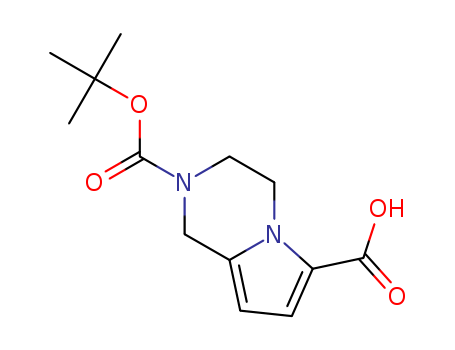 2-BOC-3,4-DIHYDRO-1H-PYRROLO[1,2-A]PYRAZINE-6-CARBOXYLIC ACID