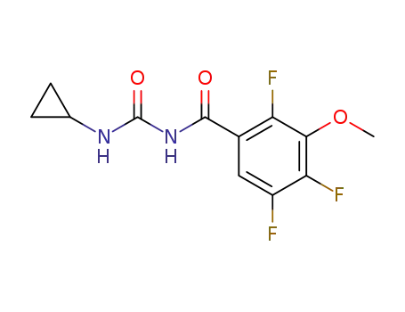 N-(cyclopropylcarbomoyl)-2,4,5-trifluoro-3-methoxybenzamide