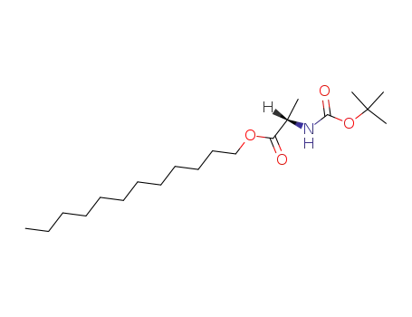 Molecular Structure of 124212-36-8 (N-tert-butoxycarbonyl-L-alanine dodecyl ester)
