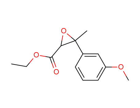 Molecular Structure of 120125-63-5 (cis/trans-ethyl 2-(3-methoxyphenyl)-2-methyl-1-oxirane-1-carboxylate)