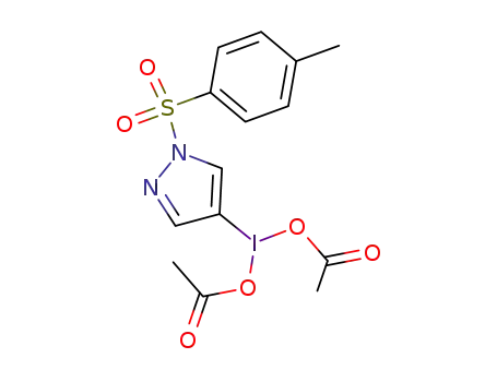 N-tosyl-4-[(diacetoxy)iodo]pyrazole