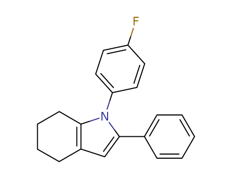 1H-Indole, 1-(4-fluorophenyl)-4,5,6,7-tetrahydro-2-phenyl-