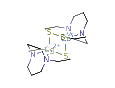 Molecular Structure of 870656-65-8 (N,N'-bis(2-mercaptoethyl)-1,4-diazacycloheptane cobalt(II) dimer)
