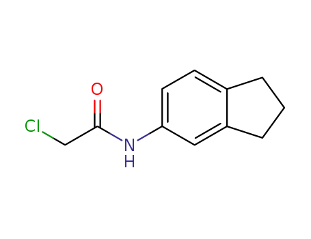 Molecular Structure of 401642-67-9 (2-CHLORO-N-INDAN-5-YL-ACETAMIDE)