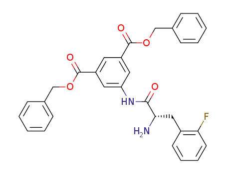1S-1-(3,5-dibenzyloxycarbonylphenylaminocarbonyl)-2-(2-fluorophenyl)ethylamine