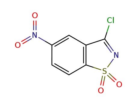 1,2-Benzisothiazole, 3-chloro-5-nitro-, 1,1-dioxide