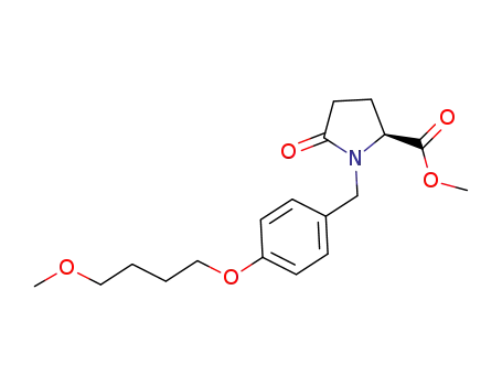methyl 1-[4-(4-methoxybutoxy)benzyl]-5-oxo-L-prolinate