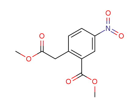 2-methoxycarbonylmethyl-5-nitro-benzoic acid methyl ester