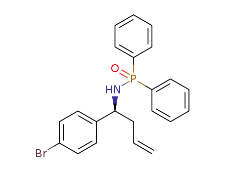 (S)-N-(1-(4-bromophenyl)but-3-en-1-yl)-P,P-diphenylphosphinic amide