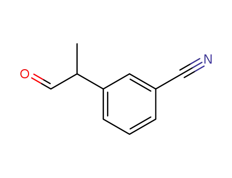Benzonitrile, 3-(1-methyl-2-oxoethyl)-