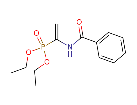 Molecular Structure of 78980-62-8 (diethyl [1-(benzoylamino)ethen-1-yl]phosphonate)