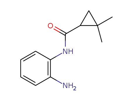 Molecular Structure of 1428555-91-2 (N-(2-aminophenyl)-2,2-dimethylcyclopropanecarboxamide)