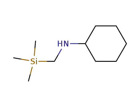 Molecular Structure of 14579-95-4 (N-[(Trimethylsilyl)methyl]cyclohexanamine)