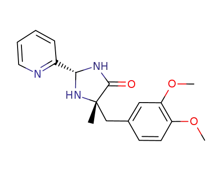 (2S,5S)-5-(3,4-dimethoxybenzyl)-5-methyl-2-(pyridine-2-yl)imidazolidine-4-one