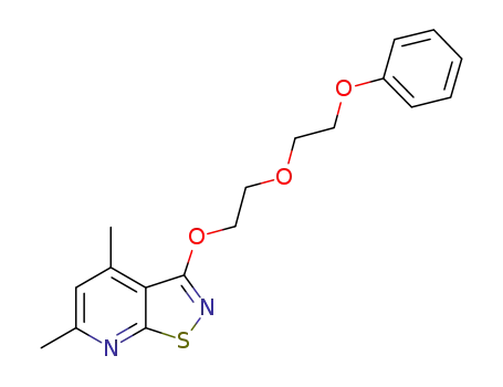 3-[2-(2-phenoxyethoxy)ethoxy]-4,6-dimethylisothiazolo[5,4-b]pyridine