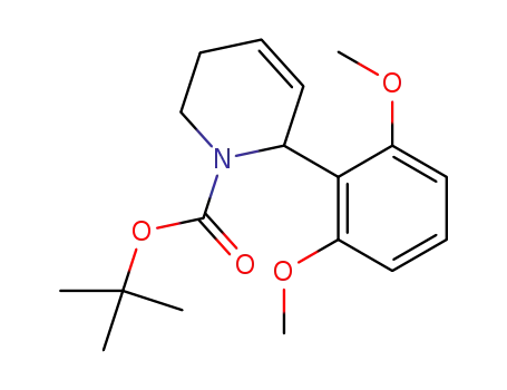 Molecular Structure of 1421692-56-9 (tert-butyl 2-(2,6-dimethoxyphenyl)-5,6-dihydropyridine-1(2H)-carboxylate)