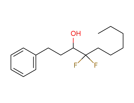 4,4-difluoro-1-phenyldecan-3-ol