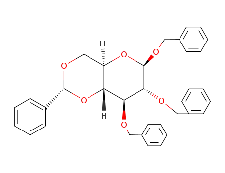 benzyl 2,3-di-O-benzyl-4,6-O-benzylidene-β-D-glucopyranoside