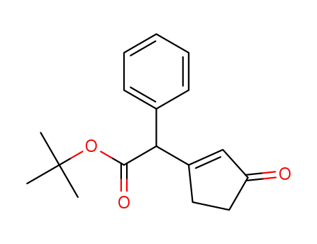 tert-butyl 2-(3-oxocyclopent-1-enyl)-2-phenylacetate