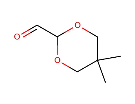 Molecular Structure of 61856-42-6 (5,5-dimethyl-1,3-dioxane-2-carbaldehyde)