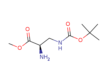 H-D-Dap(Boc)-Ome 3-[[(1,1-Dimethylethoxy)carbonyl]amino]-D-alanine methyl ester