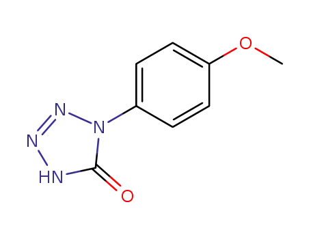 Molecular Structure of 62442-51-7 (1-(4-METHOXYPHENYL)-1H-TETRAAZOL-5-OL)