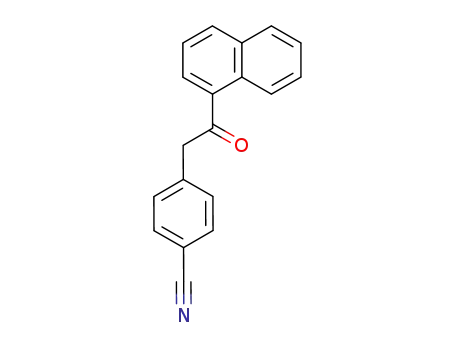 Molecular Structure of 62044-11-5 (Benzonitrile, 4-[2-(1-naphthalenyl)-2-oxoethyl]-)