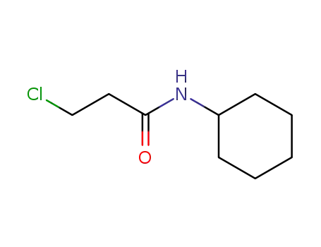 Molecular Structure of 61872-76-2 (3-CHLORO-N-CYCLOHEXYLPROPANAMIDE)